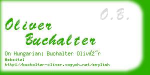 oliver buchalter business card